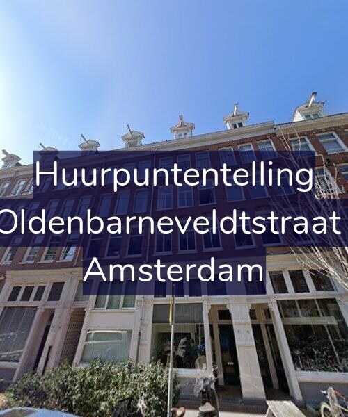 Foto gevel Huurpuntentelling voor Van Oldenbarneveldtstraat 92-1, Amsterdam