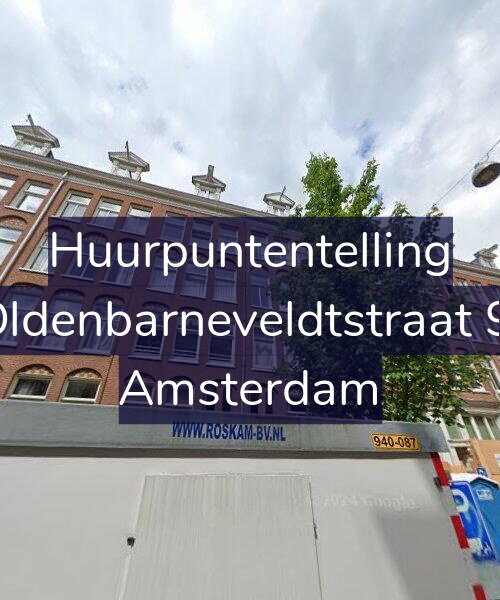 Foto gevel Huurpuntentelling voor Van Oldenbarneveldtstraat 96-A1, Amsterdam