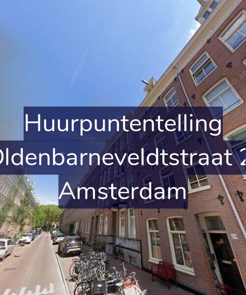 Foto gevel Huurpuntentelling voor Van Oldenbarneveldtstraat 27-4A, Amsterdam