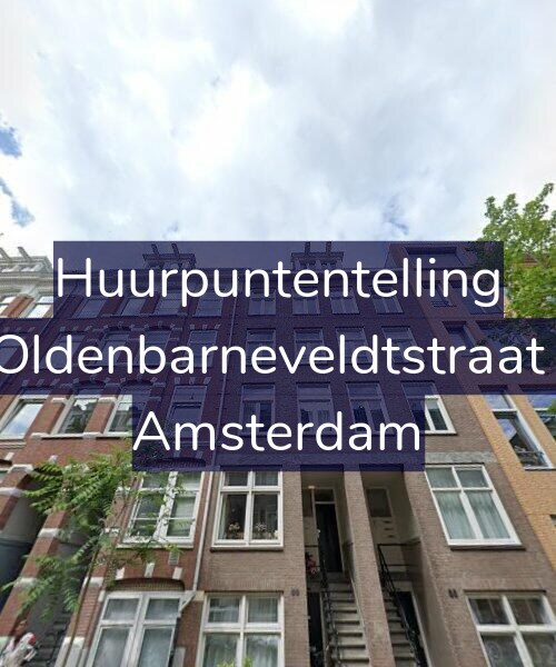Foto gevel Huurpuntentelling voor Van Oldenbarneveldtstraat 60-3, Amsterdam