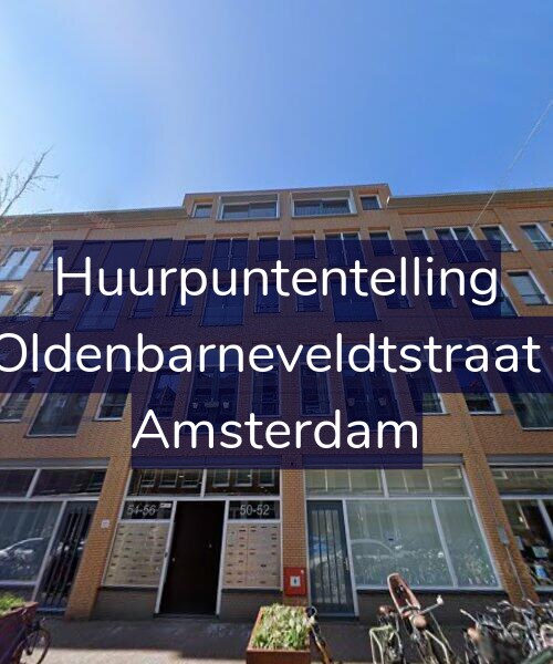 Foto gevel Huurpuntentelling voor Van Oldenbarneveldtstraat 52-P, Amsterdam
