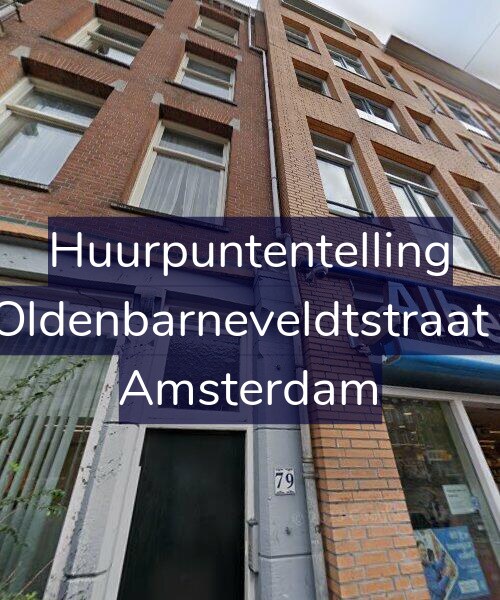Foto gevel Huurpuntentelling voor Van Oldenbarneveldtstraat 54-S, Amsterdam