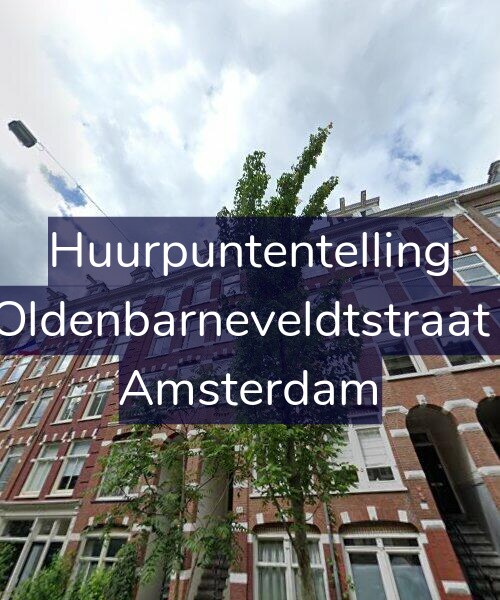 Foto gevel Huurpuntentelling voor Van Oldenbarneveldtstraat 66-2, Amsterdam