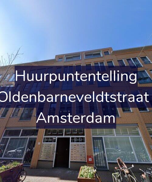 Foto gevel Huurpuntentelling voor Van Oldenbarneveldtstraat 52-E, Amsterdam