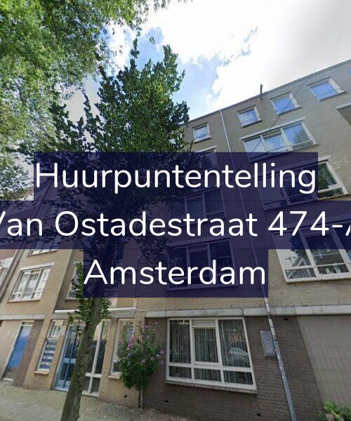 Foto gevel Huurpuntentelling voor Van Ostadestraat 474-A, Amsterdam
