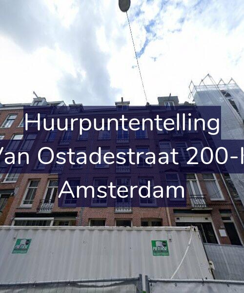 Foto gevel Huurpuntentelling voor Van Ostadestraat 200-H, Amsterdam