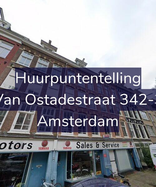Foto gevel Huurpuntentelling voor Van Ostadestraat 342-3, Amsterdam