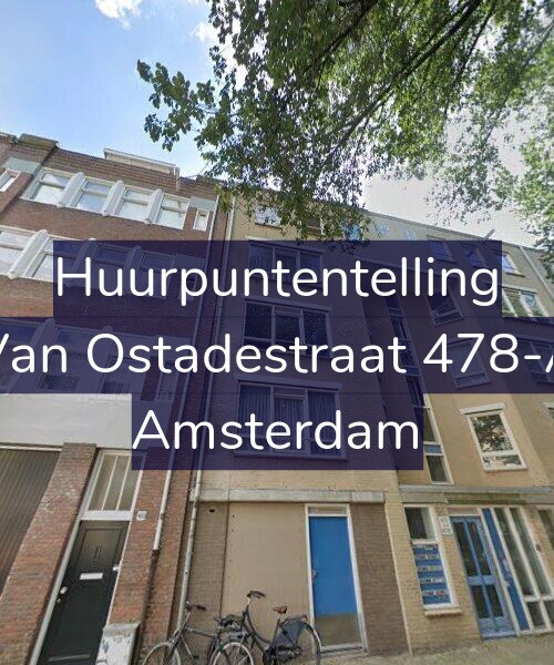 Foto gevel Huurpuntentelling voor Van Ostadestraat 478-A, Amsterdam