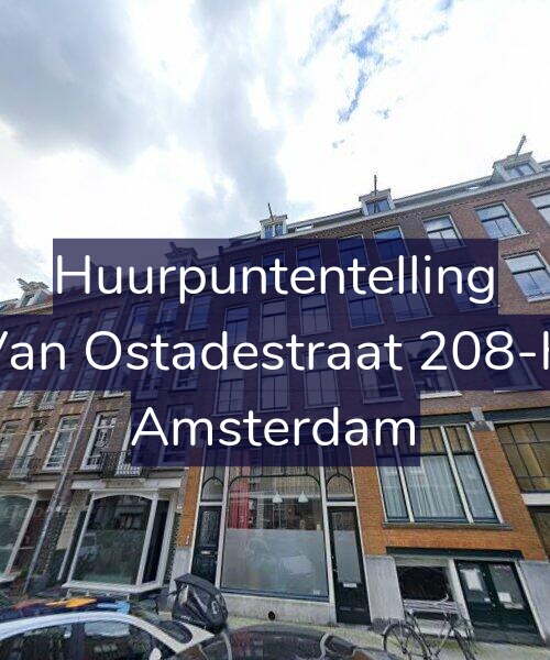 Foto gevel Huurpuntentelling voor Van Ostadestraat 208-H, Amsterdam