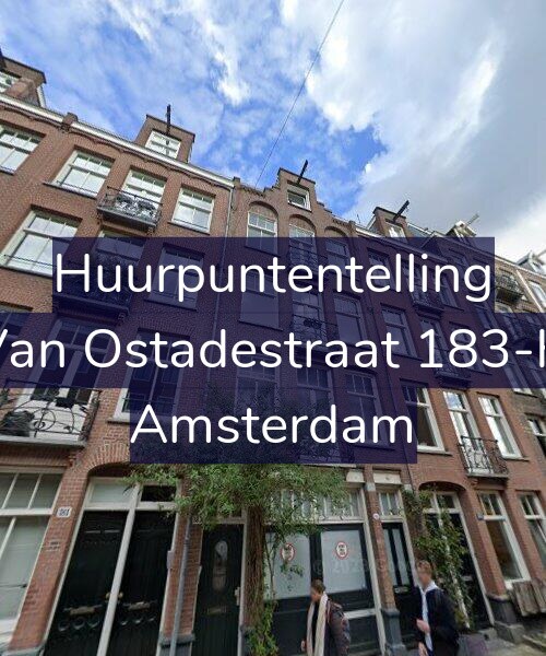 Foto gevel Huurpuntentelling voor Van Ostadestraat 183-H, Amsterdam