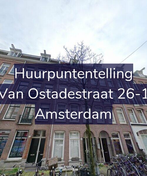 Foto gevel Huurpuntentelling voor Van Ostadestraat 26-1, Amsterdam
