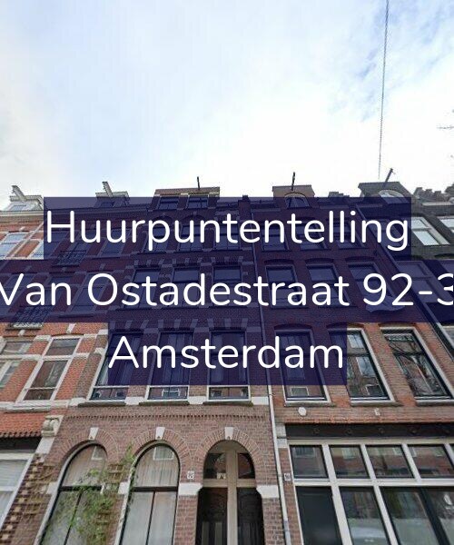 Foto gevel Huurpuntentelling voor Van Ostadestraat 92-3, Amsterdam