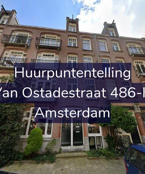 Foto gevel Huurpuntentelling voor Van Ostadestraat 486-H, Amsterdam