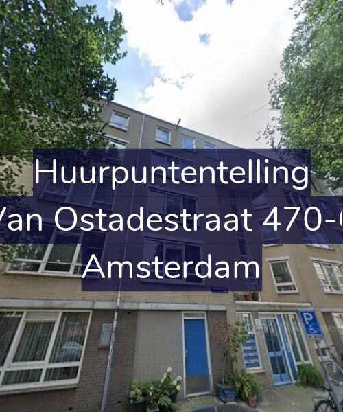 Foto gevel Huurpuntentelling voor Van Ostadestraat 470-C, Amsterdam