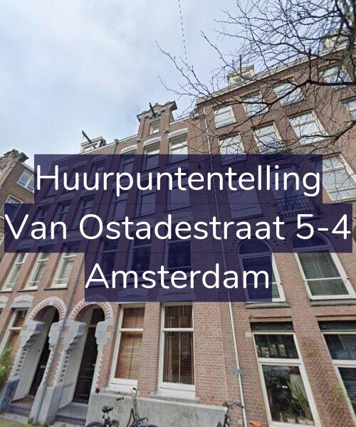 Foto gevel Huurpuntentelling voor Van Ostadestraat 5-4, Amsterdam