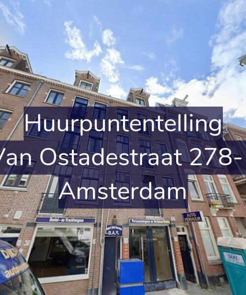 Foto gevel Huurpuntentelling voor Van Ostadestraat 278-1, Amsterdam