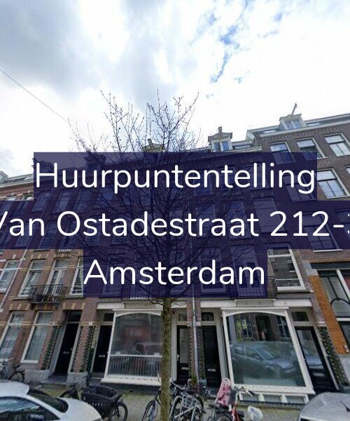 Foto gevel Huurpuntentelling voor Van Ostadestraat 212-3, Amsterdam