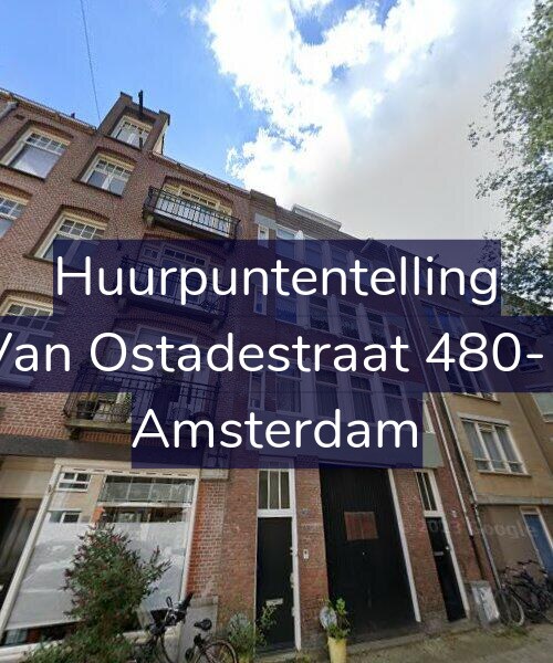 Foto gevel Huurpuntentelling voor Van Ostadestraat 480-1, Amsterdam