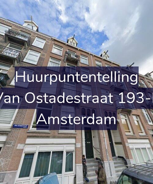 Foto gevel Huurpuntentelling voor Van Ostadestraat 193-E, Amsterdam