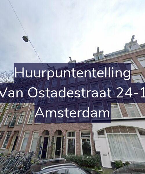 Foto gevel Huurpuntentelling voor Van Ostadestraat 24-1, Amsterdam