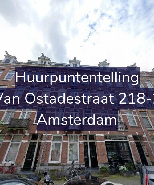 Foto gevel Huurpuntentelling voor Van Ostadestraat 218-2, Amsterdam
