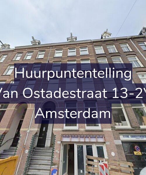 Foto gevel Huurpuntentelling voor Van Ostadestraat 13-2V, Amsterdam