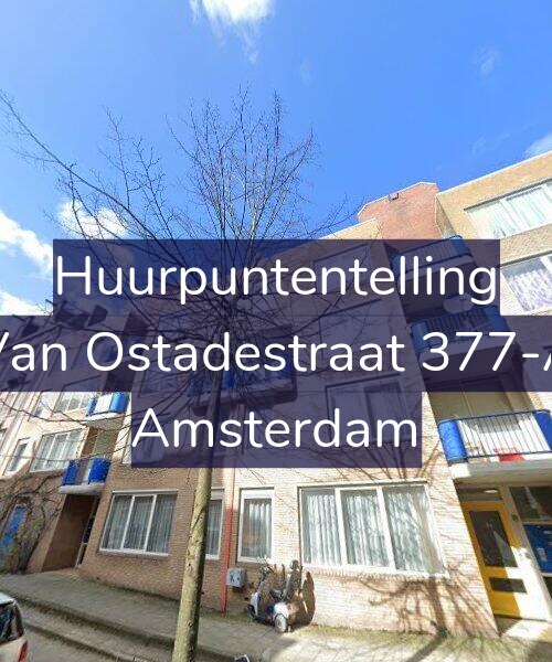 Foto gevel Huurpuntentelling voor Van Ostadestraat 377-A, Amsterdam