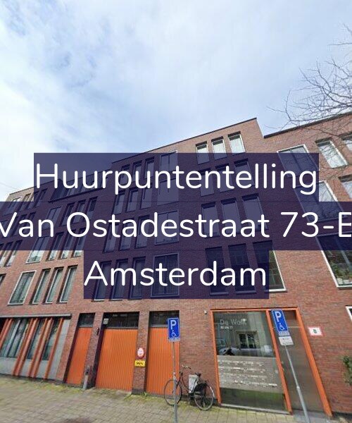 Foto gevel Huurpuntentelling voor Van Ostadestraat 73-B, Amsterdam