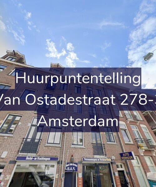 Foto gevel Huurpuntentelling voor Van Ostadestraat 278-3, Amsterdam