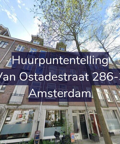 Foto gevel Huurpuntentelling voor Van Ostadestraat 286-3, Amsterdam