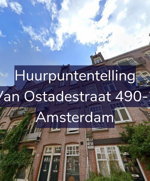 Foto gevel Huurpuntentelling voor Van Ostadestraat 490-2, Amsterdam