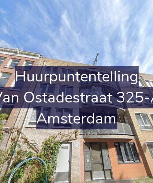 Foto gevel Huurpuntentelling voor Van Ostadestraat 325-A, Amsterdam