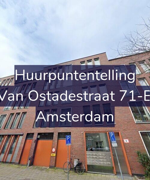 Foto gevel Huurpuntentelling voor Van Ostadestraat 71-B, Amsterdam