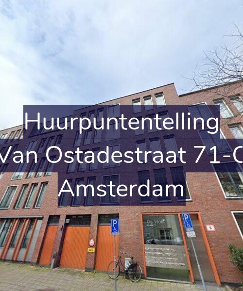 Foto gevel Huurpuntentelling voor Van Ostadestraat 71-C, Amsterdam