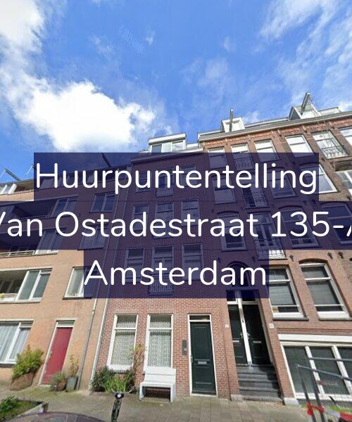Foto gevel Huurpuntentelling voor Van Ostadestraat 135-A, Amsterdam
