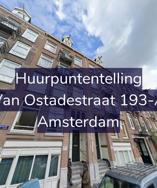 Foto gevel Huurpuntentelling voor Van Ostadestraat 193-A, Amsterdam