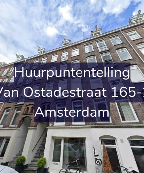 Foto gevel Huurpuntentelling voor Van Ostadestraat 165-2, Amsterdam