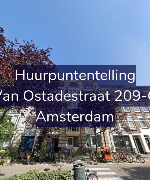 Foto gevel Huurpuntentelling voor Van Ostadestraat 209-G, Amsterdam