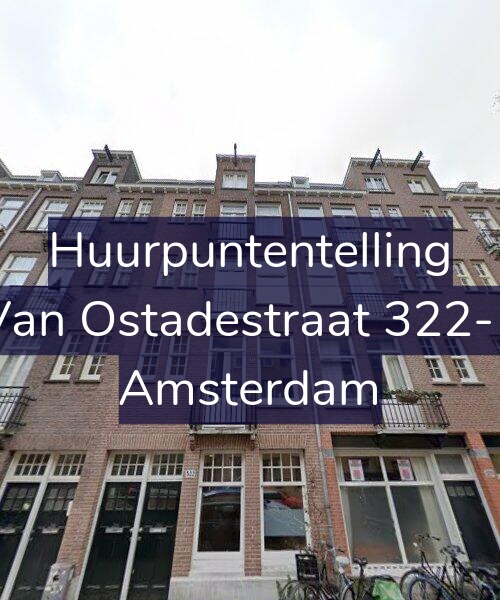 Foto gevel Huurpuntentelling voor Van Ostadestraat 322-1, Amsterdam