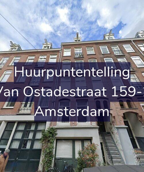 Foto gevel Huurpuntentelling voor Van Ostadestraat 159-2, Amsterdam