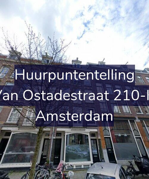 Foto gevel Huurpuntentelling voor Van Ostadestraat 210-H, Amsterdam
