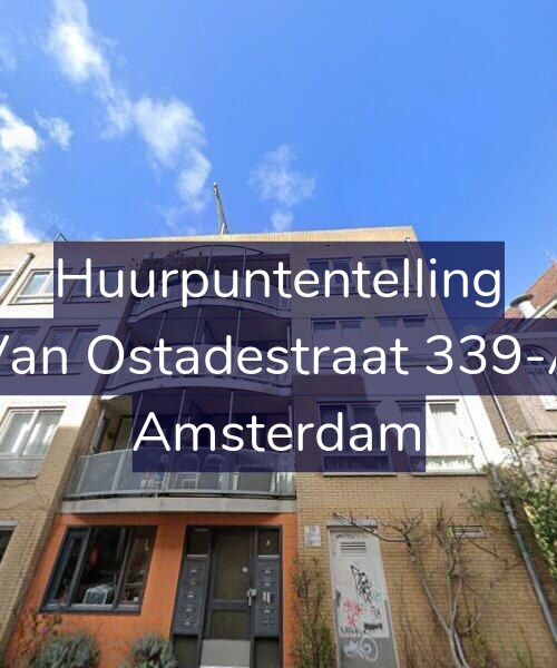 Foto gevel Huurpuntentelling voor Van Ostadestraat 339-A, Amsterdam