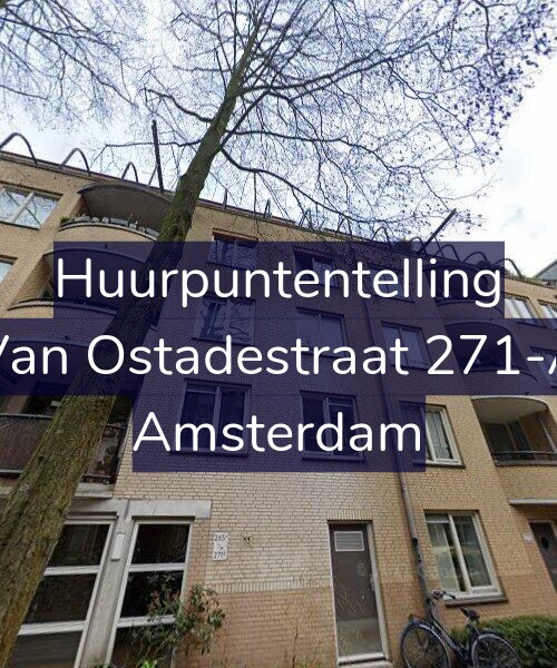 Foto gevel Huurpuntentelling voor Van Ostadestraat 271-A, Amsterdam