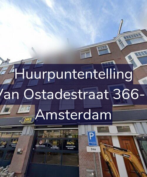 Foto gevel Huurpuntentelling voor Van Ostadestraat 366-1, Amsterdam