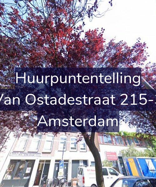 Foto gevel Huurpuntentelling voor Van Ostadestraat 215-3, Amsterdam
