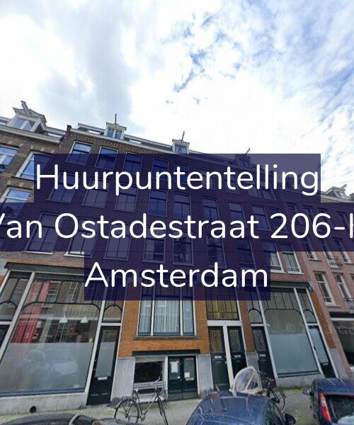 Foto gevel Huurpuntentelling voor Van Ostadestraat 206-H, Amsterdam