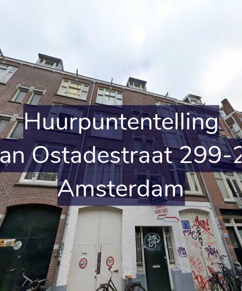 Foto gevel Huurpuntentelling voor Van Ostadestraat 299-2L, Amsterdam