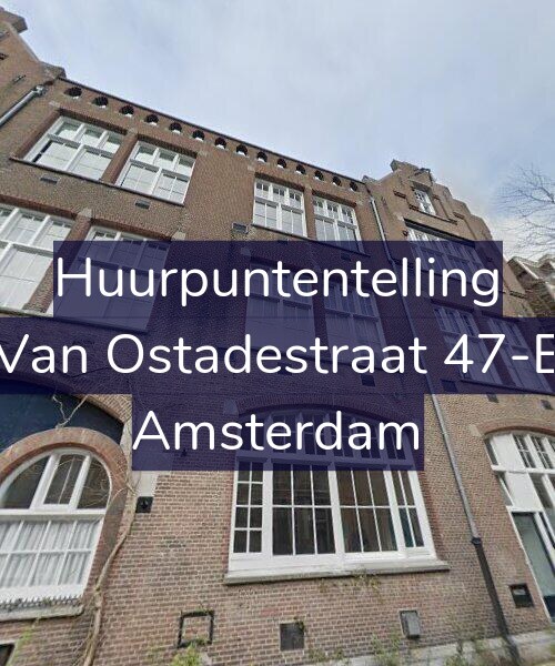 Foto gevel Huurpuntentelling voor Van Ostadestraat 47-E, Amsterdam