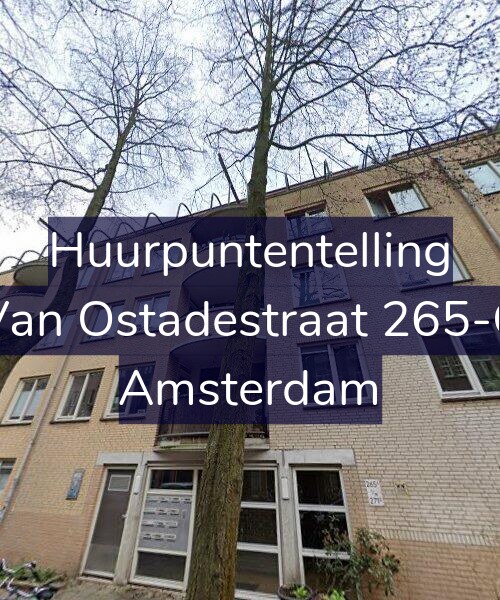 Foto gevel Huurpuntentelling voor Van Ostadestraat 265-C, Amsterdam