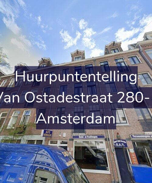 Foto gevel Huurpuntentelling voor Van Ostadestraat 280-1, Amsterdam